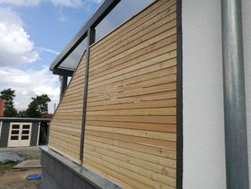 Terrassenbau und Sichtschutz